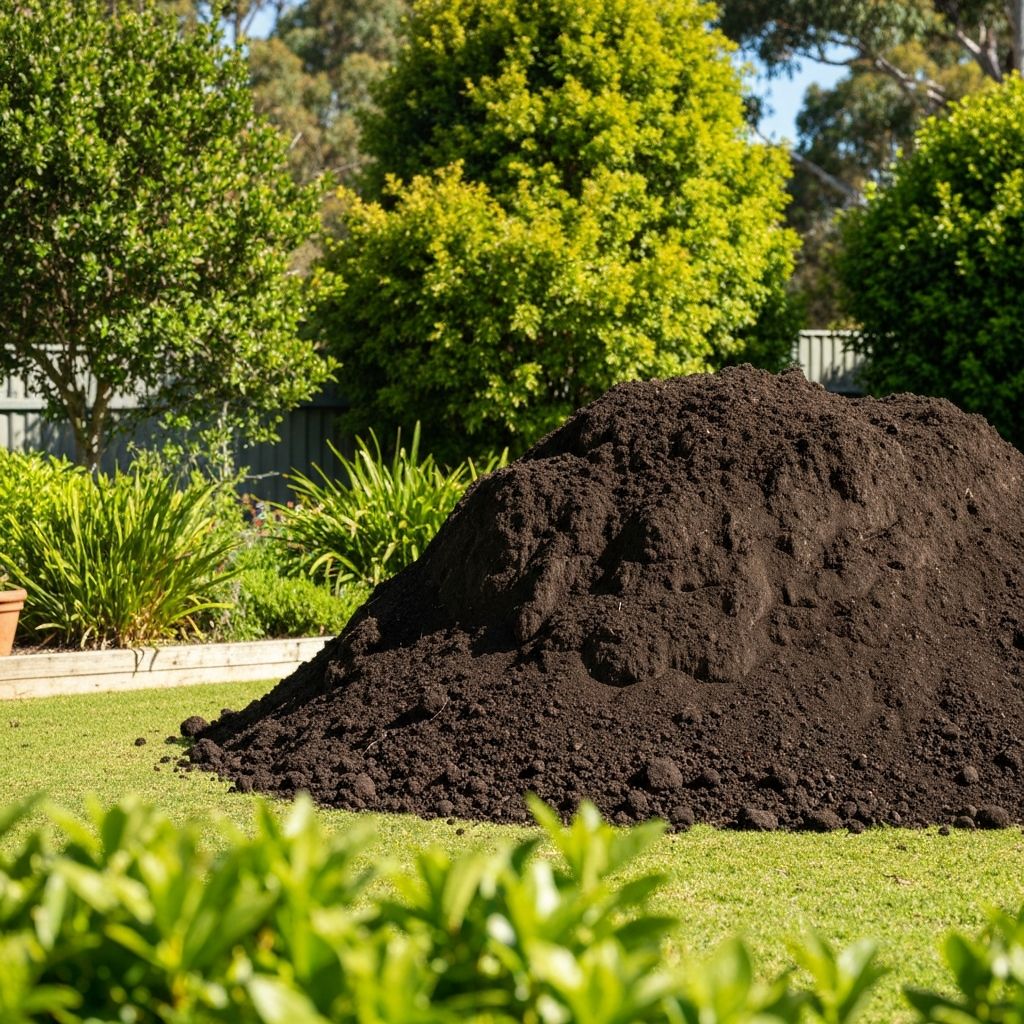 Rich topsoil and garden soil delivered in bulk
